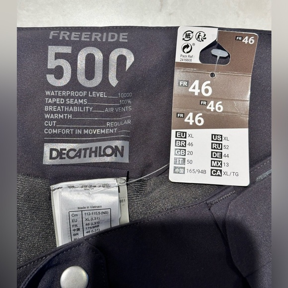 New women’s ski and snowboard pants, size XL - Picture 3 of 5